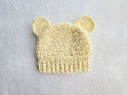 EASY pattern crochet bear hat