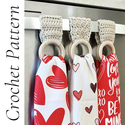 Crochet Pattern | Crochet Towel Holder