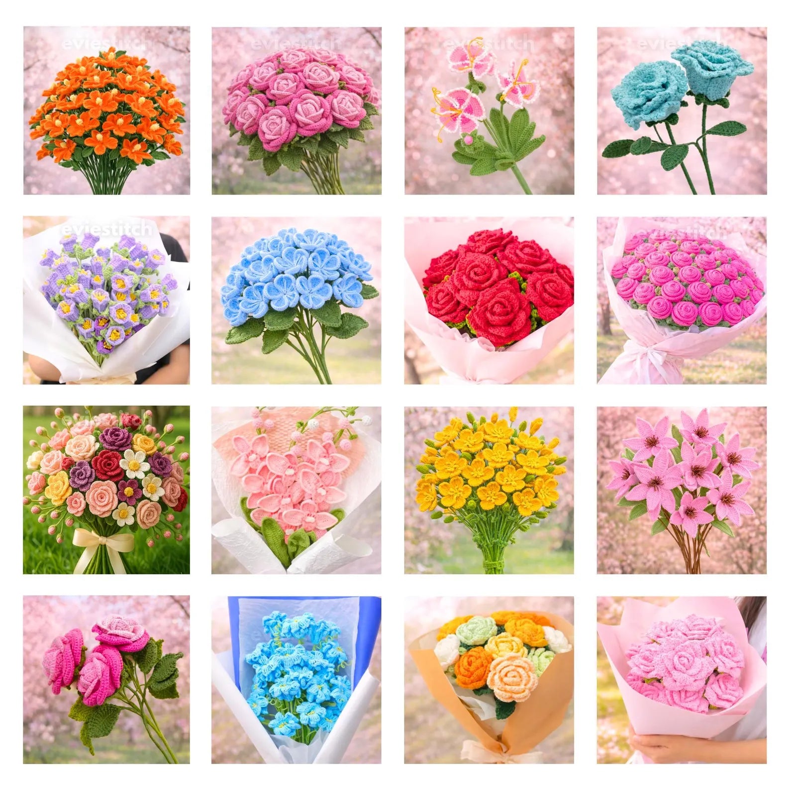 1500+ Flower Crochet PATTERN WHOLE SHOP Bundle